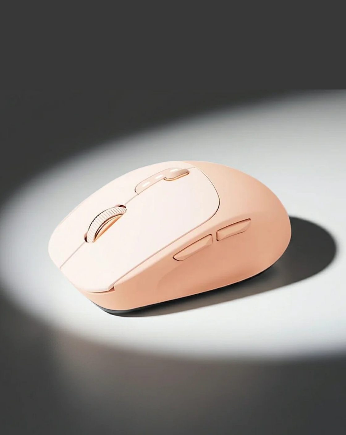 Milk Tea: Silent Wireless Mouse, Dual-Mode - Kerno