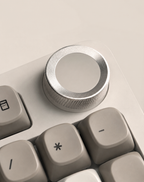 Warm Gray 98: Gasket Mount Wireless Keyboard, Knob - Kerno
