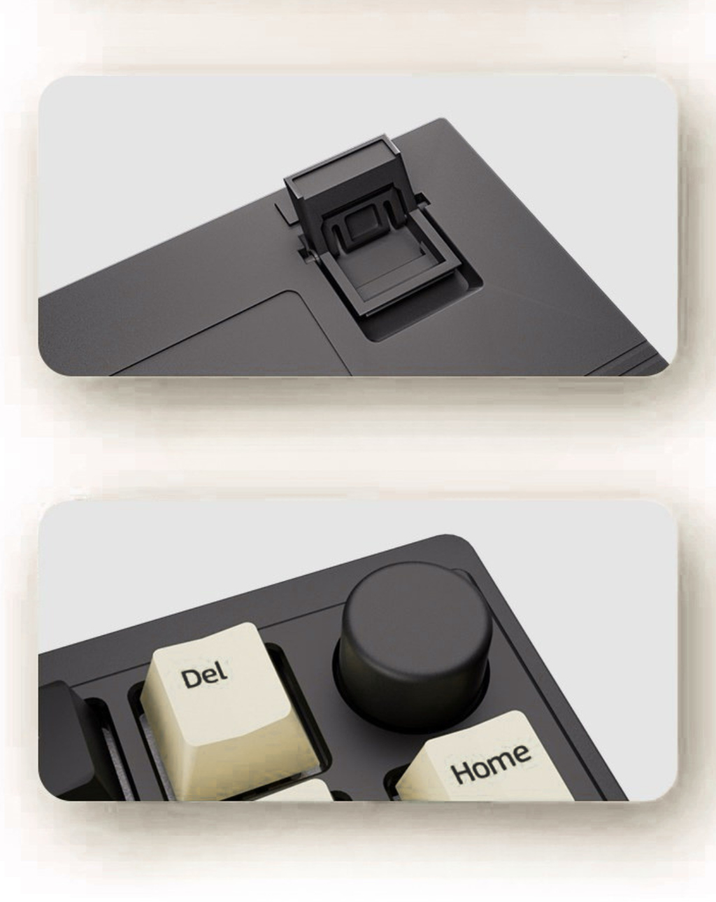 Dark Glory: 75% Wireless Keyboard, Foldable Palm Rest - Kerno