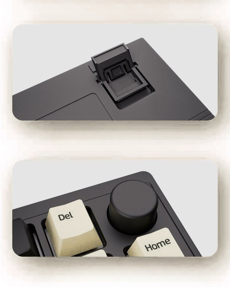 Dark Glory: 75% Wireless Keyboard, Foldable Palm Rest - Kerno