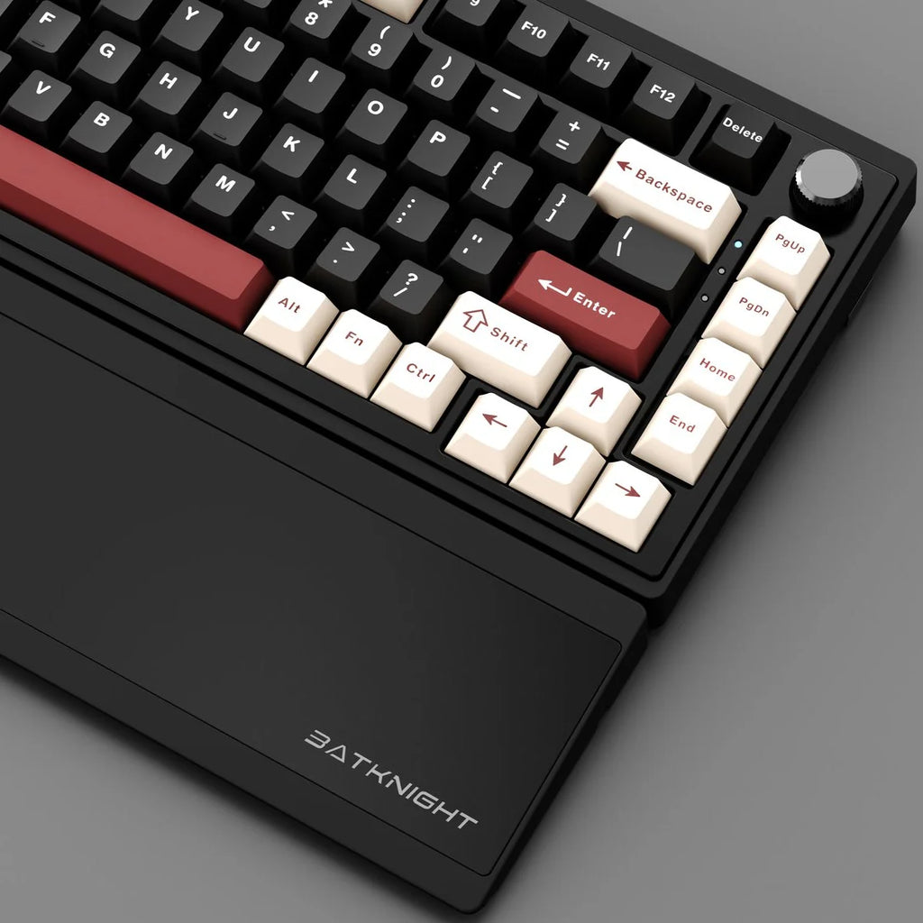 Dark Glory: 75% Wireless Keyboard, Foldable Palm Rest - Kerno
