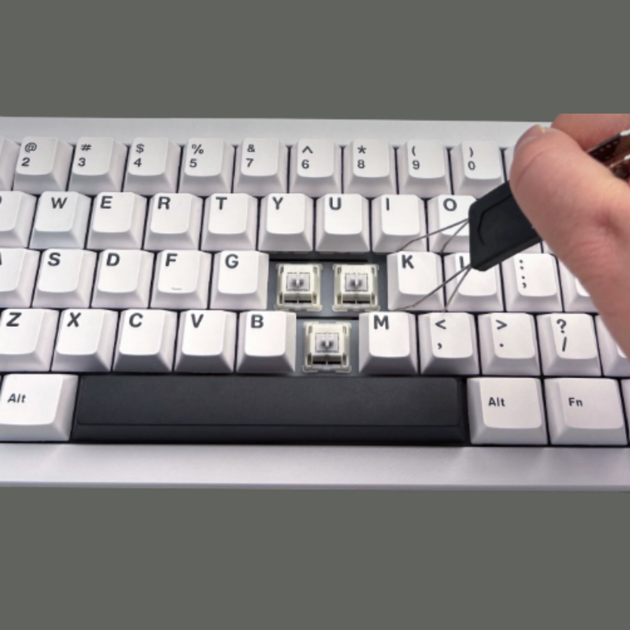 The sound is great, and I love that the tops of the keycaps have a matte finish, which feels nice to the touch. It also has many built-in key combinations and can switch between Mac and Windows modes, making it a very high-value product. 