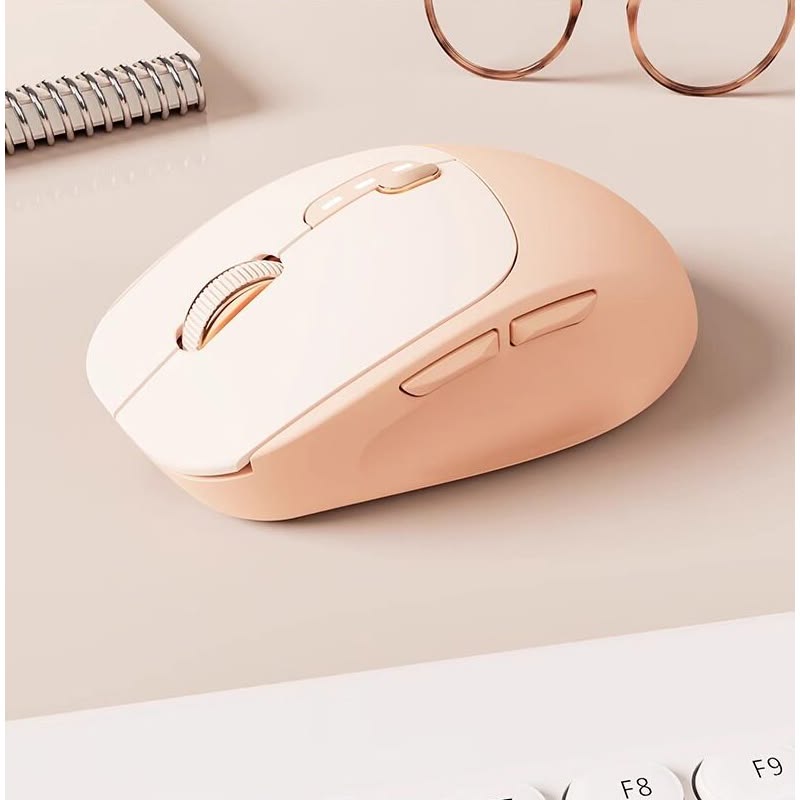 Milk Tea — Silent Wireless Mouse, Dual-Mode - Kerno