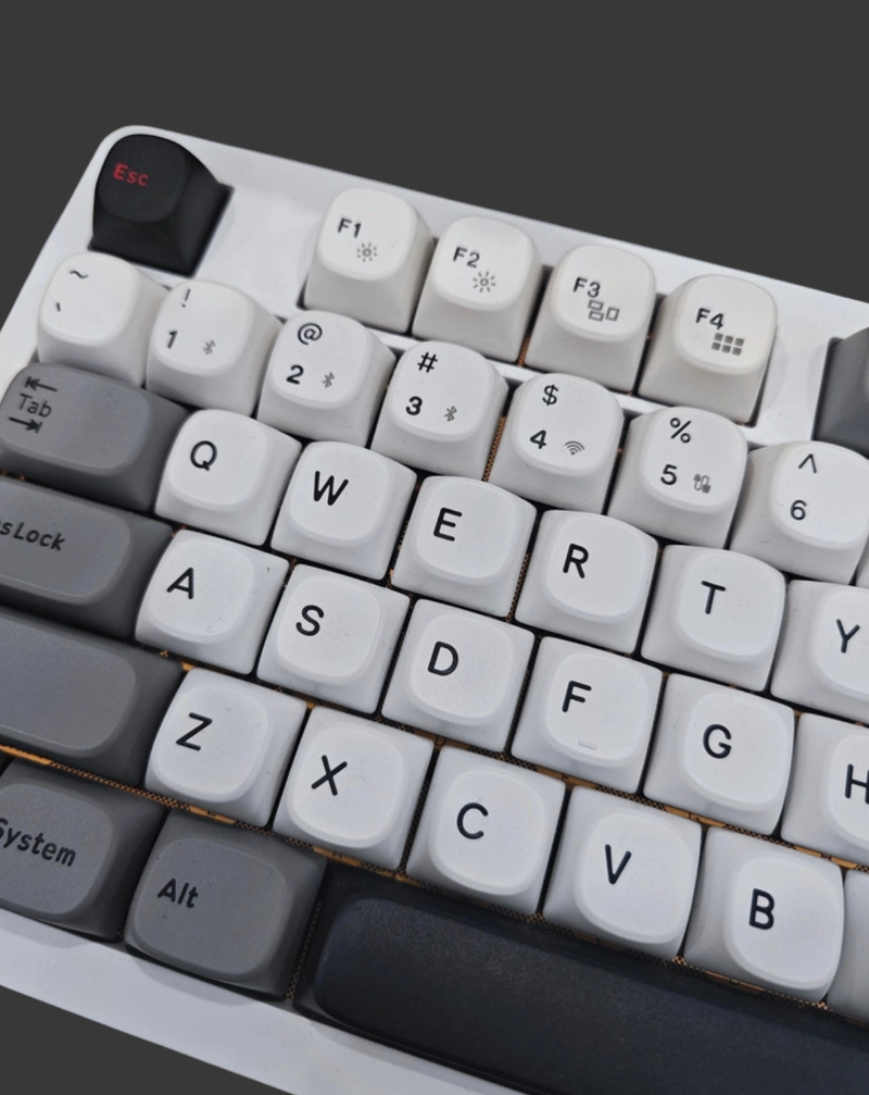 Storm Black 98: Gasket Mount Wireless Keyboard, Knob - Kerno