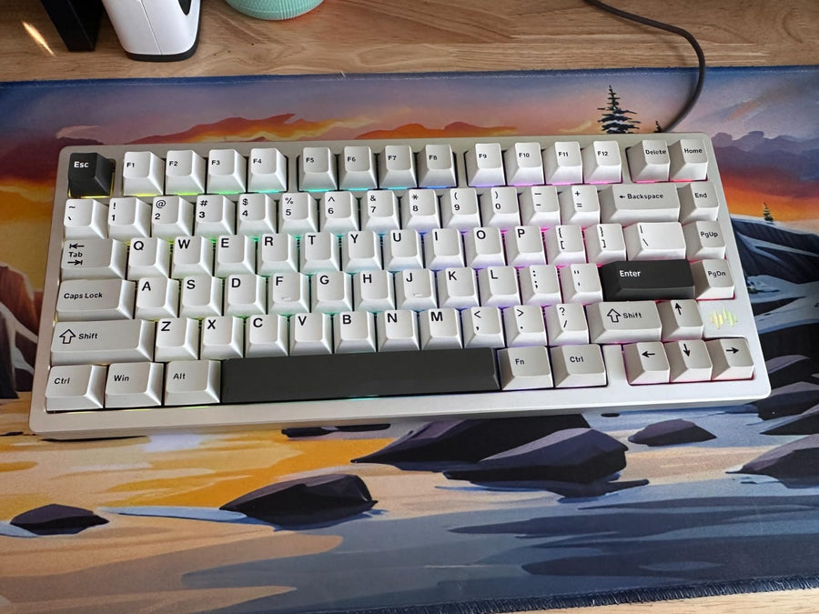 Soft Sounds and Sleek Style This keyboard is a joy to use! The sound is buttery smooth and satisfying—like a quiet symphony for your fingertips. The keys feel amazing and have just the right amount of resistance