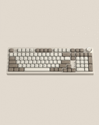Warm Gray 98: Gasket Mount Wireless Keyboard, Knob - Kerno