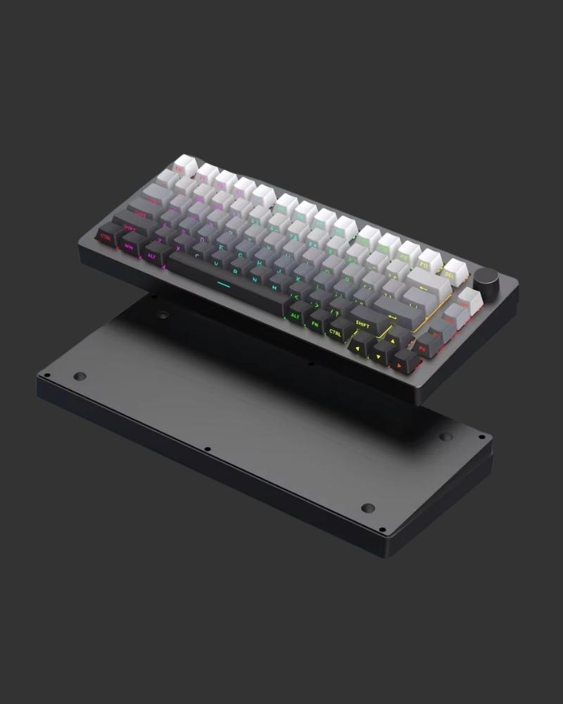 AL75: Aluminum Wireless Mechanical Keyboard, Frostline - Kerno