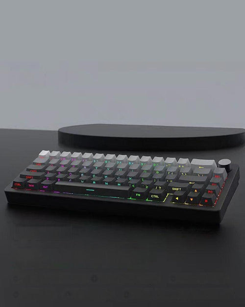 AL75_Aluminum_Wireless_Mechanical_Keyboard_Frostline Black Kerno