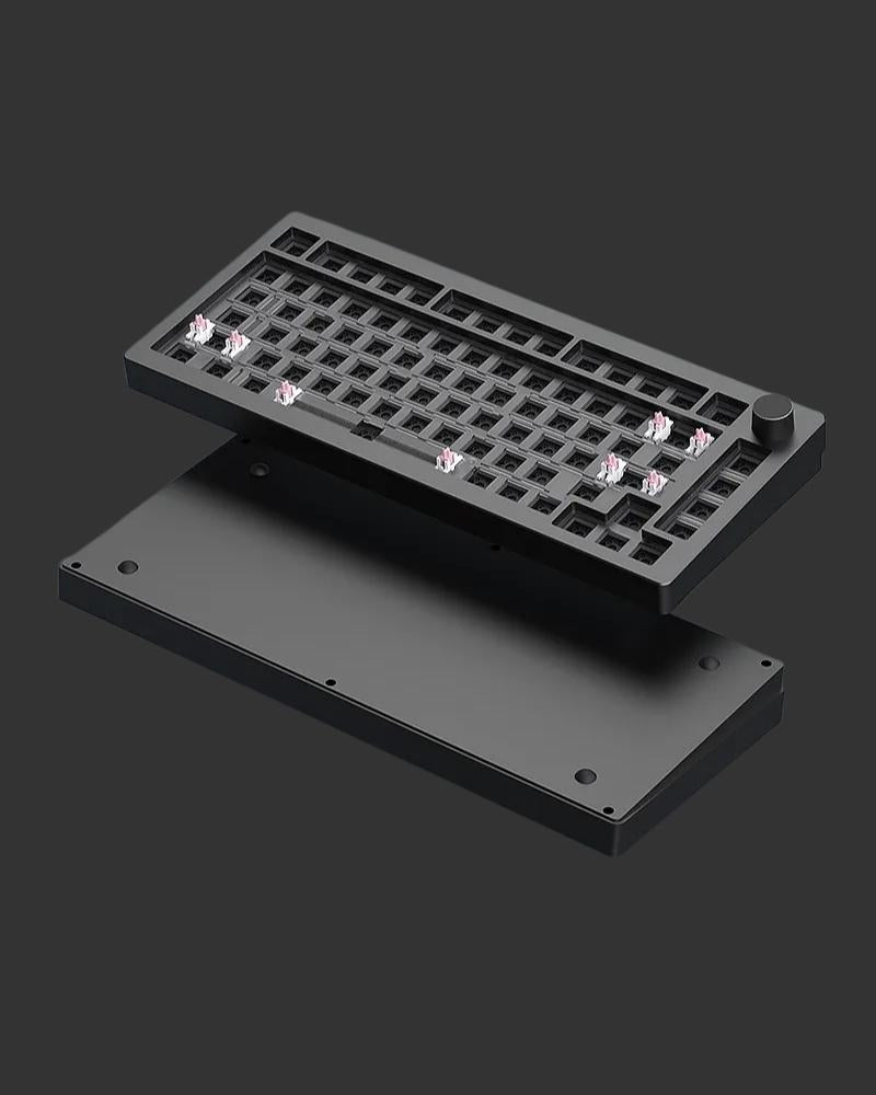 AL75: Aluminum Wireless Mechanical Keyboard, Frostline - Kerno