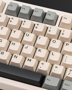 AX75: Quick-Release Aluminum Wireless Keyboard, Milk White - Kerno