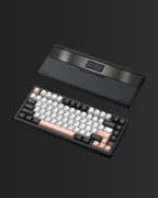 AX75: Quick-Release Aluminum Wireless Keyboard, Obsidian Black - Kerno