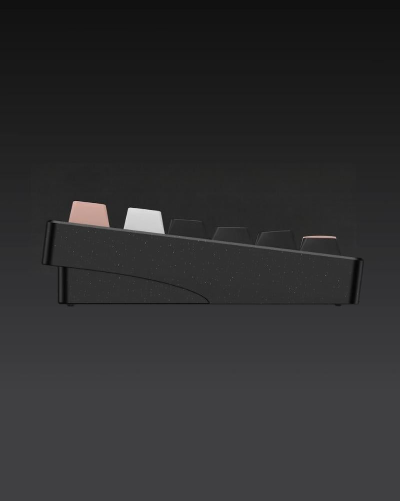 AX75: Quick-Release Aluminum Wireless Keyboard, Obsidian Black - Kerno