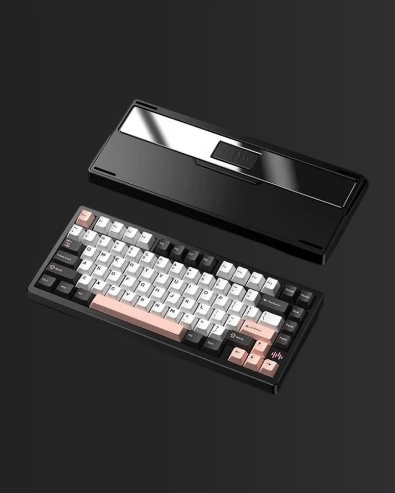 AX75: Quick-Release Aluminum Wireless Keyboard, Obsidian Black - Kerno