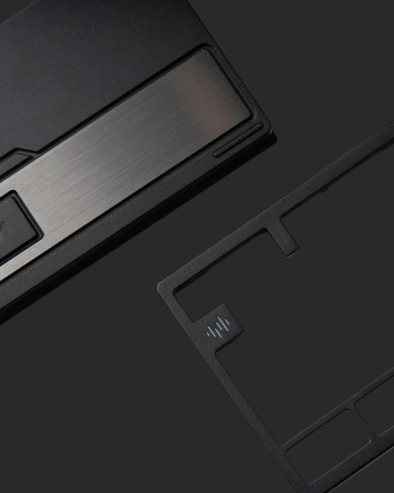 AX75: Quick-Release Aluminum Wireless Keyboard, Obsidian Black - Kerno