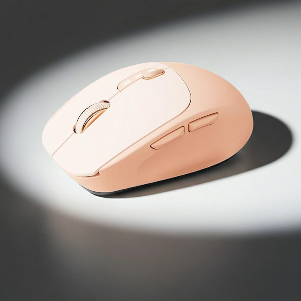Milk Tea — Silent Wireless Mouse, Dual-Mode - Kerno