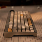 Desert Aluminum 96: CNC Gasket Wireless Keyboard, Knob - Kerno