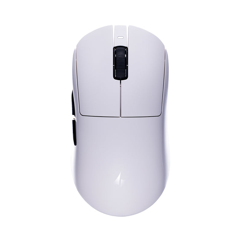Ghost White Mouse: 55g Wireless, PAW3950 Ultra, 800hr Battery - Kerno