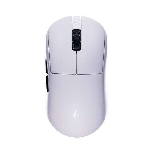 Ghost White Mouse: 55g Wireless, PAW3950 Ultra, 800hr Battery - Kerno