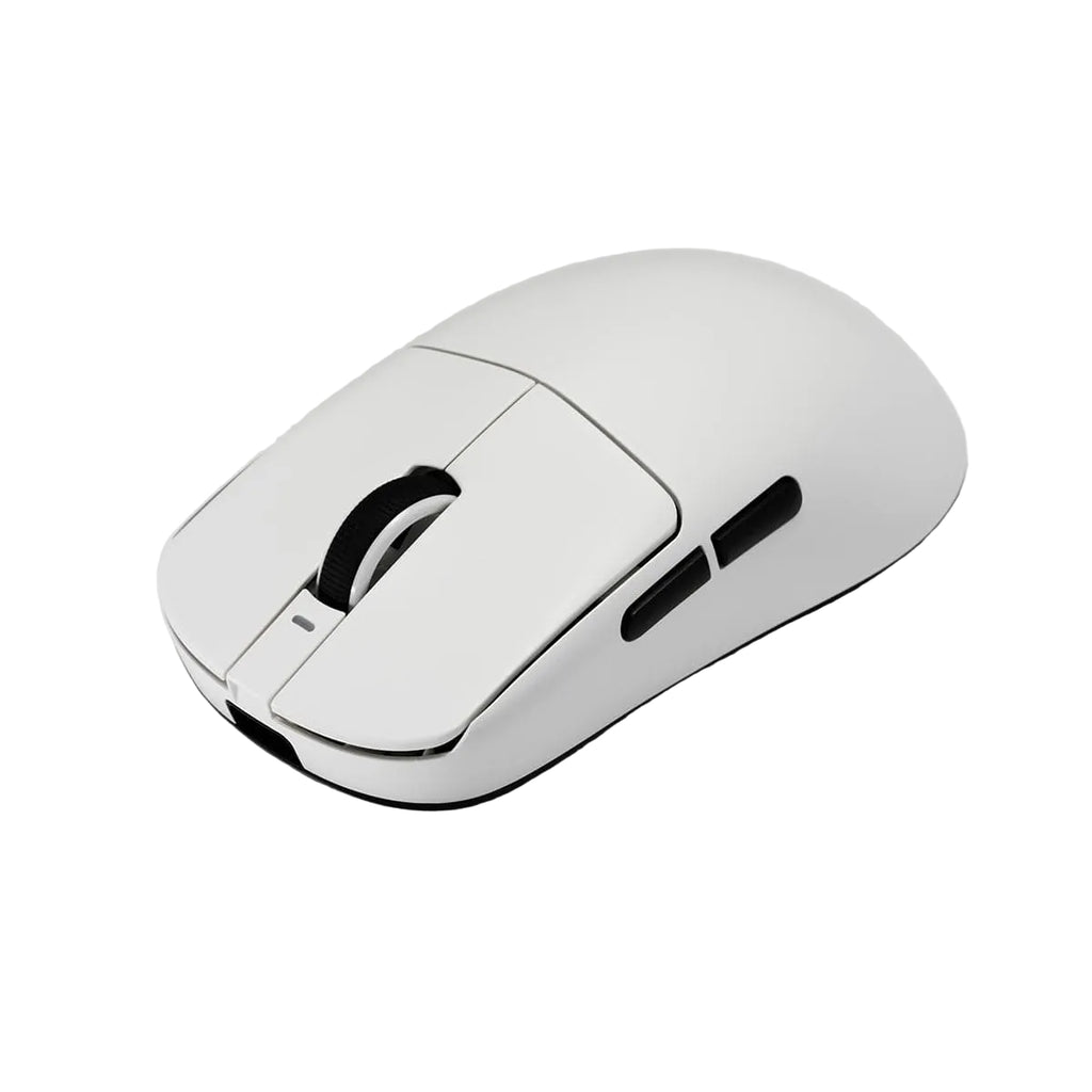 Ghost White Mouse: 55g Wireless, PAW3950 Ultra, 800hr Battery - Kerno