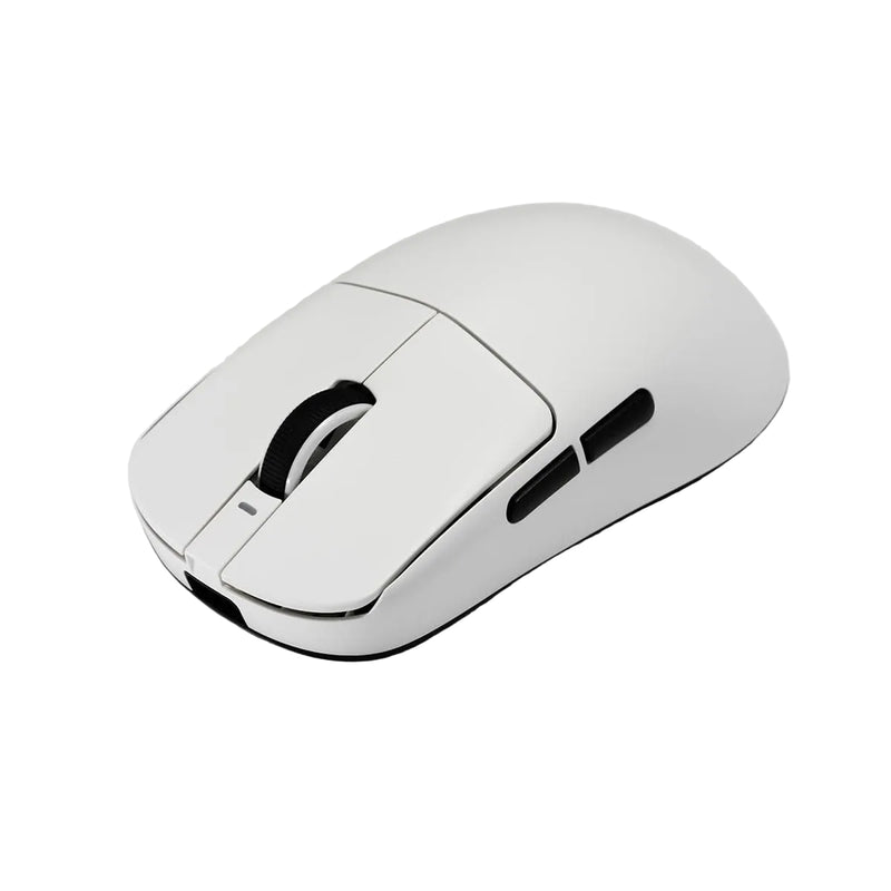 Ghost White Mouse: 55g Wireless, PAW3950 Ultra, 800hr Battery - Kerno