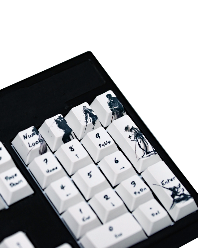 Ink Landscape 108-Key PBT Keycaps - Five-Sided Sublimation - Kerno