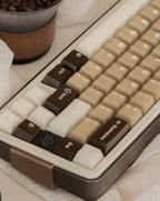 Latte Cream - Semi-Transparent Keycap Set, Cherry Profile - Kerno