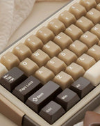 Latte Cream - Semi-Transparent Keycap Set, Cherry Profile - Kerno