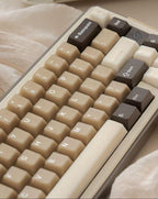 Latte Cream - Semi-Transparent Keycap Set, Cherry Profile - Kerno
