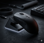 Matte Black 49g - Tri-mode Wireless Precision Mouse - Kerno