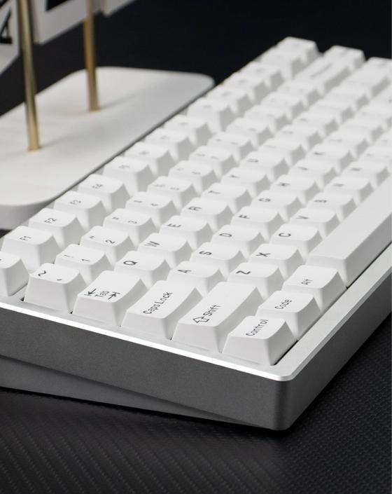 Minimal Shine-Through Keycap Set - Cherry Profile, PBT Double-Shot - Kerno