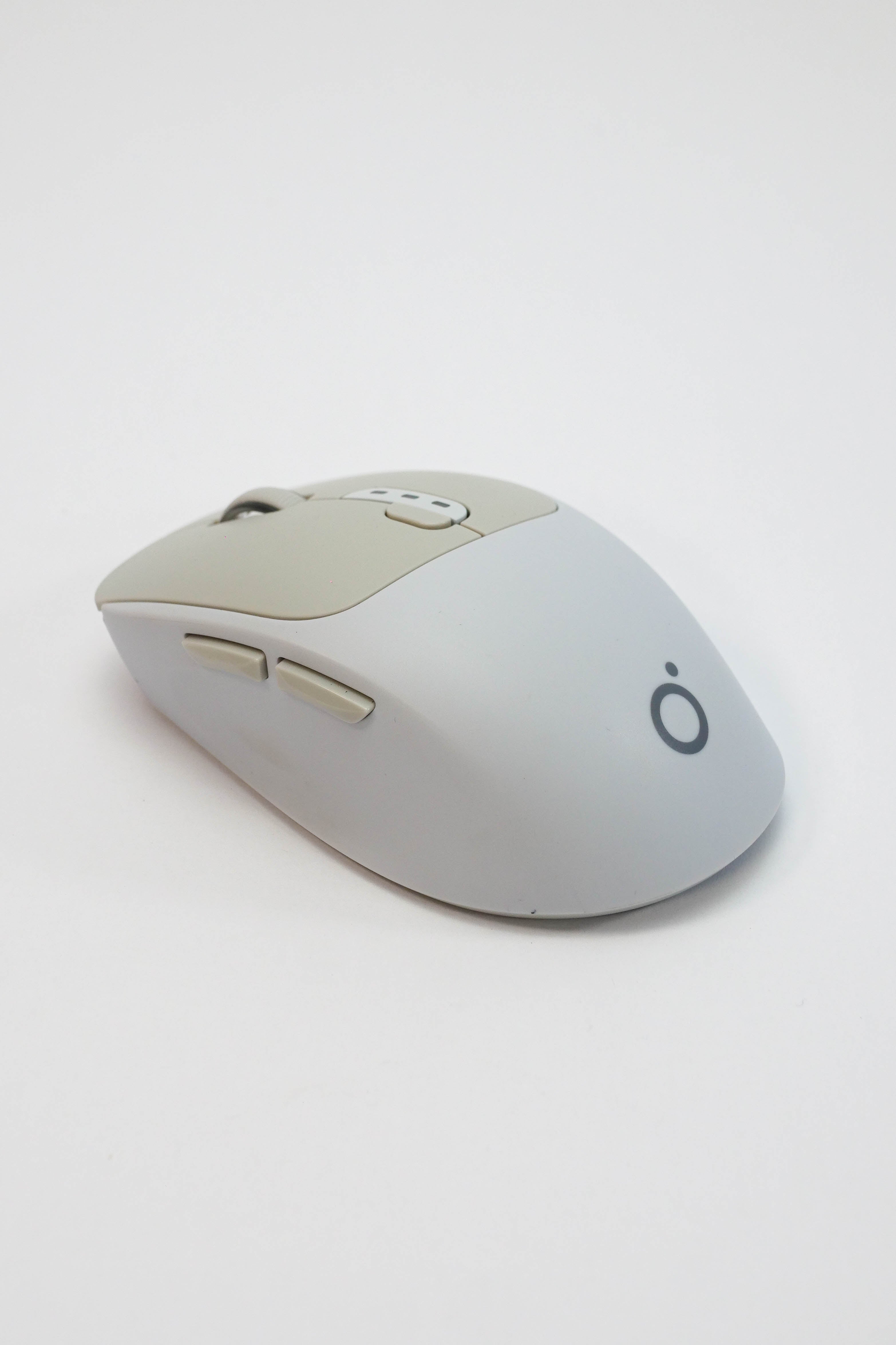 Moonlight Gray: Silent Wireless Mouse, Dual-Mode - Kerno
