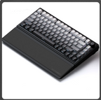 Ink Dust Black: 75% Wireless Keyboard, Foldable Palm Rest - Kerno