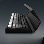 Ink Dust Black: 75% Wireless Keyboard, Foldable Palm Rest - Kerno