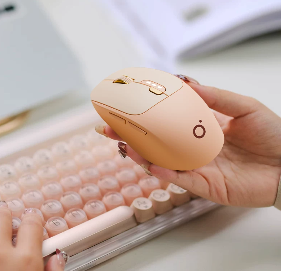 Milk Tea — Silent Wireless Mouse, Dual-Mode - Kerno