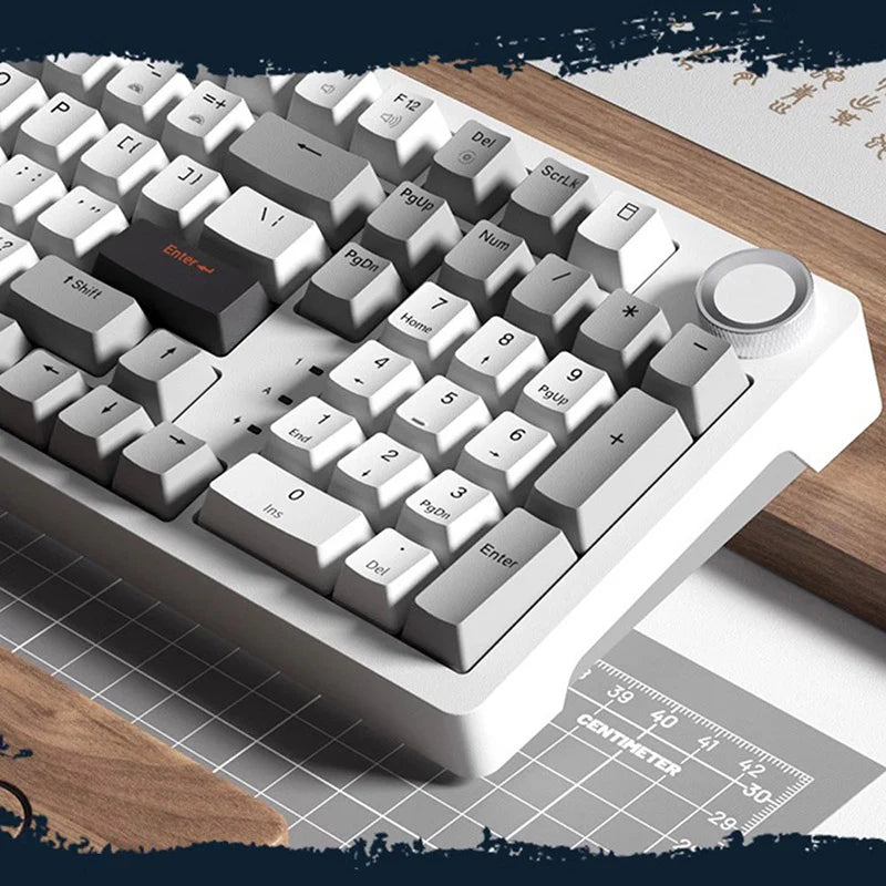 Storm Black 98 Gasket Mount Wireless Keyboard, Knob