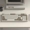 Warm Gray 98: Gasket Mount Wireless Keyboard, Knob - Kerno