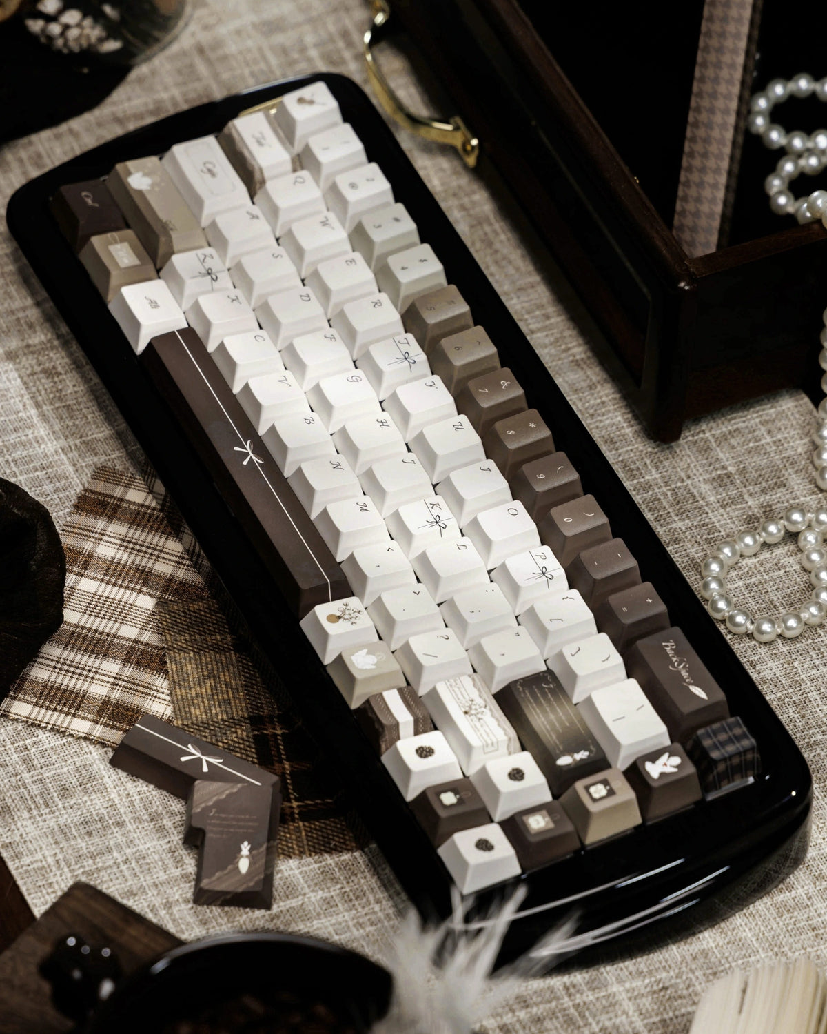 Wood-Scented Keycap Set - Two Fragrances - Kerno