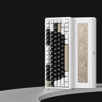 White: 75% Aluminum Wireless Keyboard, Knob - Kerno