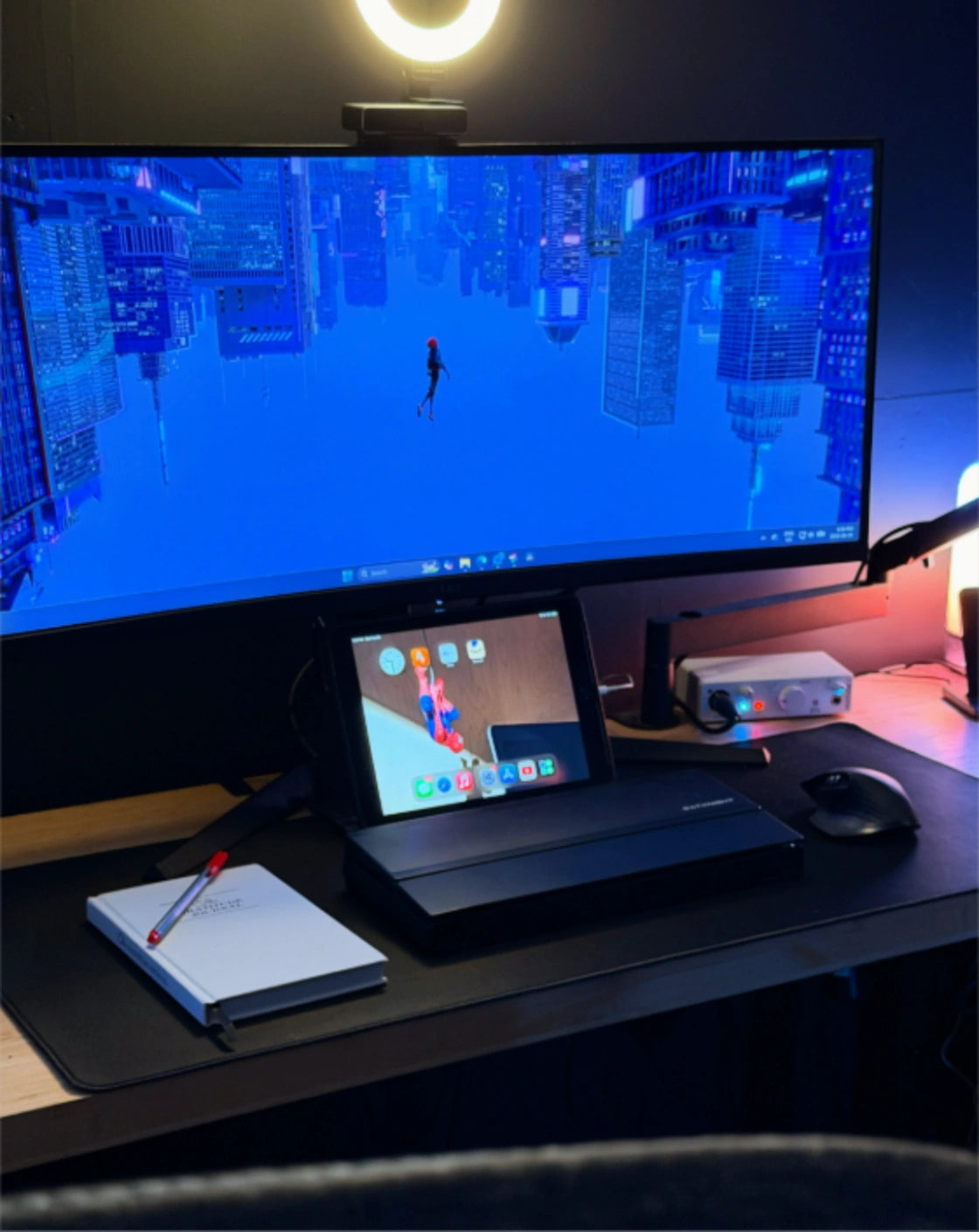Ink Dust Black: 75% Wireless Keyboard, Foldable Palm Rest - Kerno