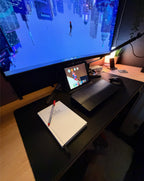 Ink Dust Black: 75% Wireless Keyboard, Foldable Palm Rest - Kerno