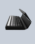 Ink Dust Black: 75% Wireless Keyboard, Foldable Palm Rest - Kerno