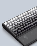 Ink Dust Black: 75% Wireless Keyboard, Foldable Palm Rest - Kerno