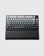 Ink Dust Black: 75% Wireless Keyboard, Foldable Palm Rest - Kerno