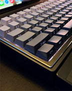 Ink Dust Black: 75% Wireless Keyboard, Foldable Palm Rest - Kerno
