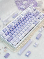 Butterfly Whisper Keycap Set - PBT Dye-Sub, 144 Keys - Kerno
