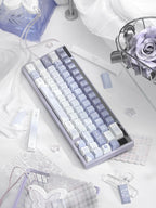 Butterfly Whisper Keycap Set - PBT Dye-Sub, 144 Keys - Kerno