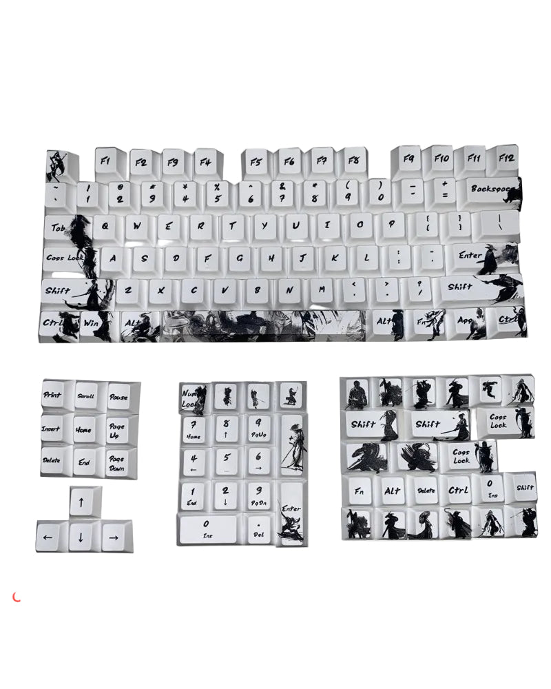 Ink Landscape 108-Key PBT Keycaps - Five-Sided Sublimation - Kerno