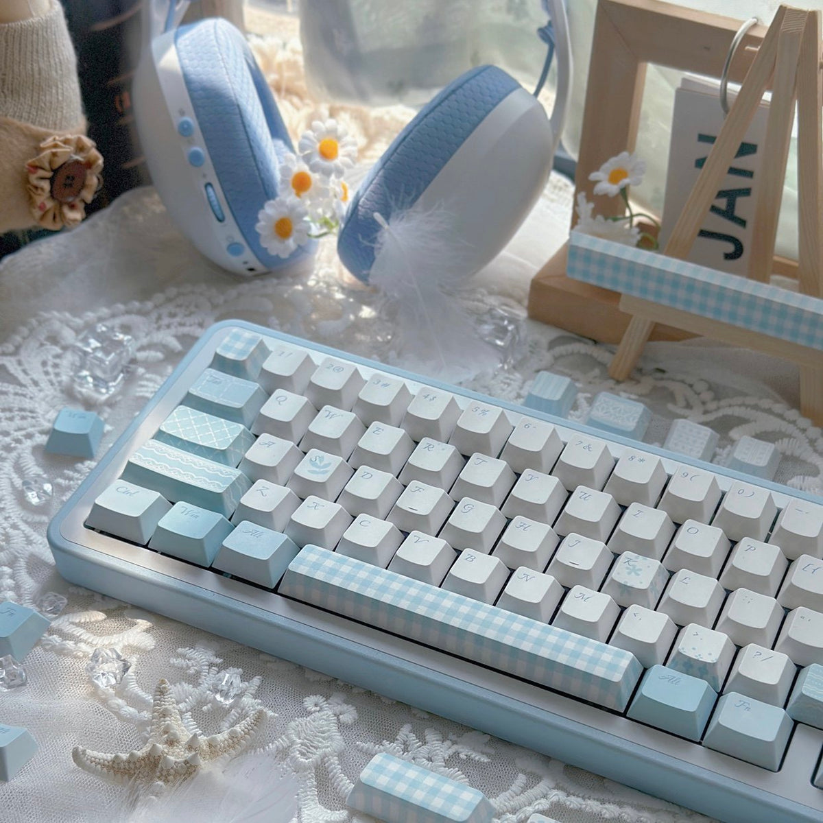 Lyric Poetry Keycap Set - Dye-Sublimated, Two Heights - Kerno