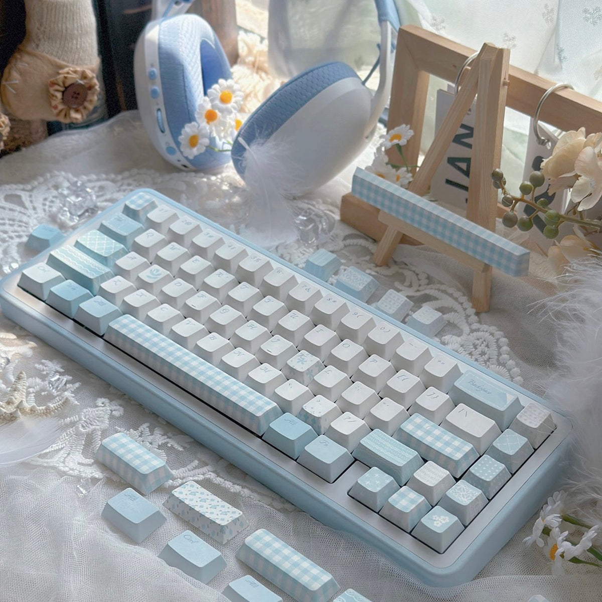 Lyric Poetry Keycap Set - Dye-Sublimated, Two Heights - Kerno