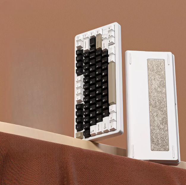 Kerno White: 75% Aluminum Wireless Keyboard, Knob — detail image 04